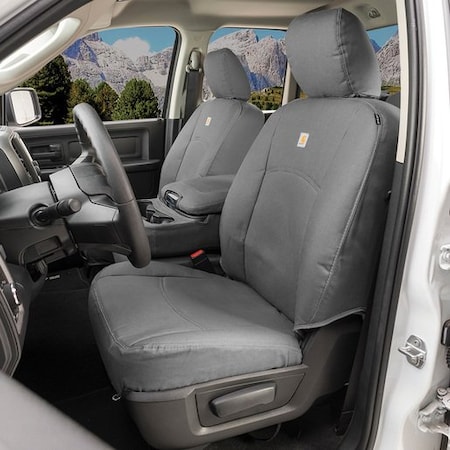 Covercraft PRECISION FIT CARHARTT SECOND ROW SEAT COVERS FORD DUCK WEAVE GRAVEL GTF4131CAGY